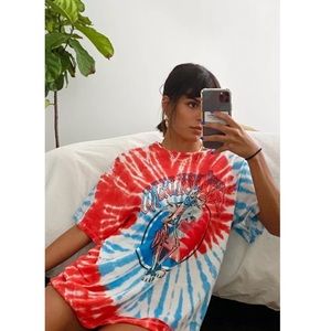 UO Junk Food Grateful Dead Tie-Dye Tee